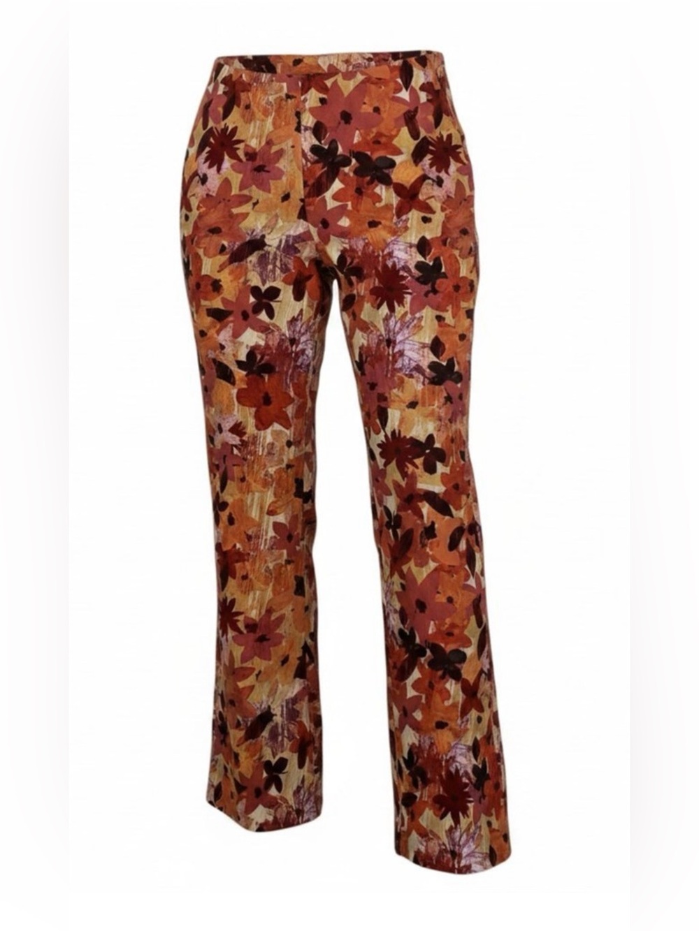 Sigrid Olsen Sport Floral Straight Leg Pants (Size: 6 Petite) new